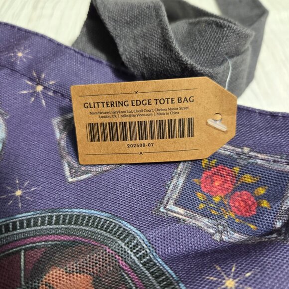 Tote Bag Inspired by The Glittering Edge Fairyloot August 2025 Behind the Veil - Picture 5 of 5